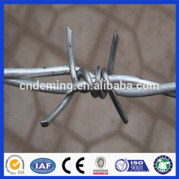 2015 hot sale gauge galvanized barbed wire